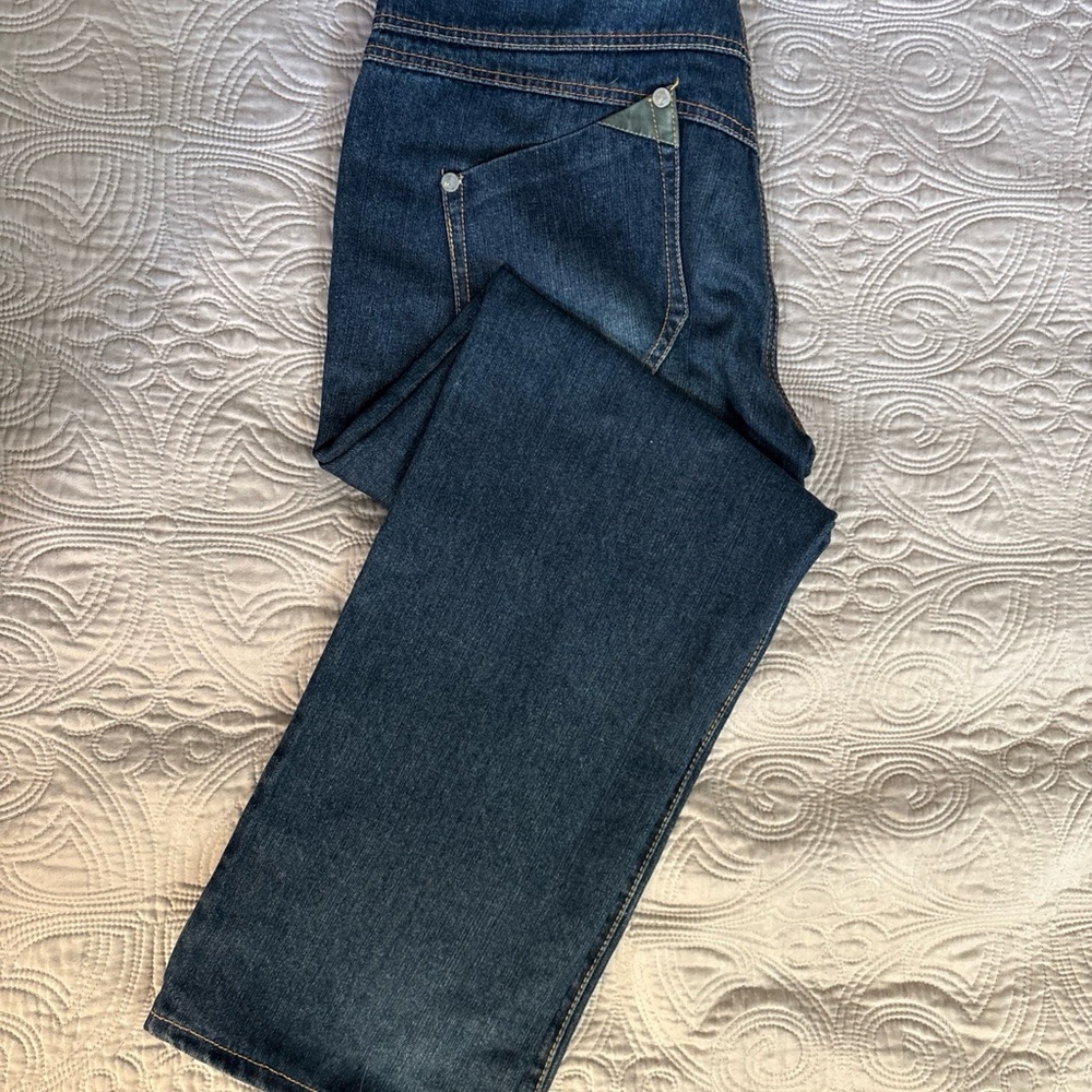 Denim Co. Men's Straight Leg Jeans in Deep Blue - Picture 2 of 7